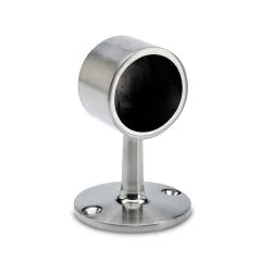 Edelstahl Design End-Rohrhalter fr Rohr 25,4 mm