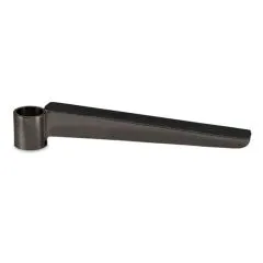Anthrazit Design Glasbodentrger Lnge 200 mm fr Rohr  38.1 mm