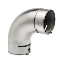 Edelstahl Rohrbogen 90 fr Edelstahlrohr 76,2 mm