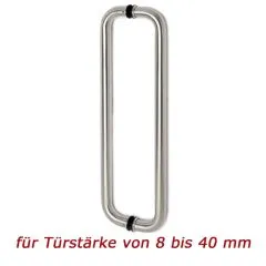 Edelstahl Trgriff Modell 475100 - 25,0 mm - L 500 mm