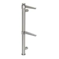 Hustenschutz Pfosten 20-112-25 links - Rohr  25.4 mm - Edelstahl Design