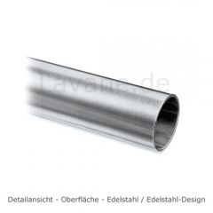 Hustenschutz Pfosten 20-112-25 links - Rohr  25.4 mm - Edelstahl Design