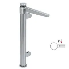 Hustenschutz Pfosten 20-111-38 links - Rohr  38.1 mm - Edelstahl Design