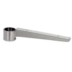 Edelstahl DS Glasbodenhalter Rohr 38,1 mm - 200 mm