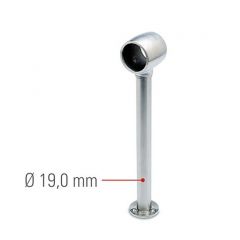 Edelstahl Design Fulauf- oder Rohrhalter Rohr 25,4 mm 20-2100