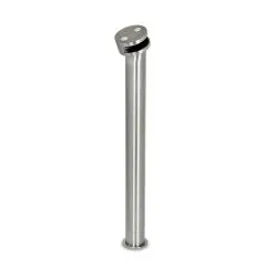 Hustenschutz Pfosten 20-190-38 links - Rohr  38.1 mm - Edelstahl Design