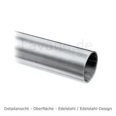 Hustenschutz Pfosten 20-110-25 rechts - Rohr  25.4 mm - Edelstahl Design