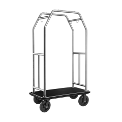 Koffer Transportwagen 945x610 mm - Chrom Design - ROT