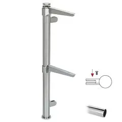 Hustenschutz Pfosten 20-112-25 rechts - Rohr  25.4 mm - Chrom Design
