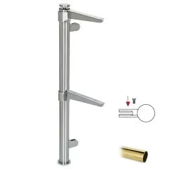 Hustenschutz Pfosten 20-112-25 rechts - Rohr  25.4 mm - Messing Design