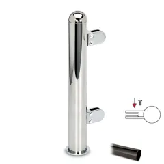 Hustenschutz Pfosten 20-160-38 rechts - Rohr Ø 38.1 mm - Anthrazit Design
