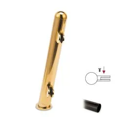 Hustenschutz Pfosten 20-161-38 links - Rohr  38.1 mm - Anthrazit Design