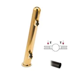 Hustenschutz Pfosten 20-161-38 mitte - Rohr  38.1 mm - Anthrazit Design