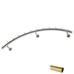 Wurstgehnge 20-7120-075 - Rohr  38.1 mm - Messing Design - 750 mm