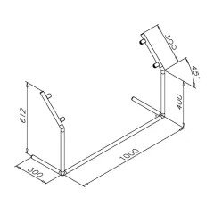 mobiler Hustenschutz 20-061-25 Rohr 25.4mm Anthrazit matt Design