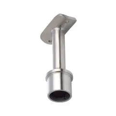 Edelstahl Rohrsttze 90 fr Edelstahlrohr 42,4 mm