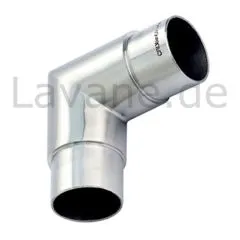 Edelstahl Rohrverbinder 90 fr Edelstahlrohr 33,7 mm