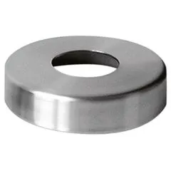 Edelstahl Rohr 42,4mm Abdeckkappe H-25mm 105mm
