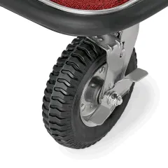 DRIFT - Gepckwagen - Luggage Trolley - Edelstahl/rot
