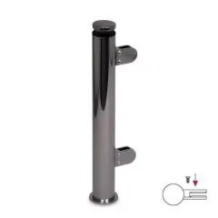 Hustenschutz Pfosten 20-110-25 links - Rohr  25.4 mm - Anthrazit Design