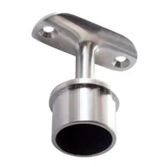Edelstahl Rohrsttze 90 kurz fr Edelstahlrohr 42,4 mm