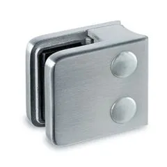 Edelstahl V2A Glasklemme - 23 - Rohr 38,1 mm - Glas 4-8,76 mm