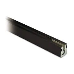 Alu Glasprofil 41x35x41mm - Anthrazit - Glas 15,00mm - 200cm