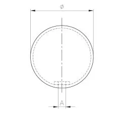 Chrom Design Hohlkugel Durchmeser 90 mm