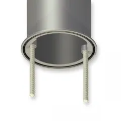 Modell 2550 - 101.6 mm 5 ltg Edelstahl Schanksule
