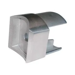 Edelstahl Adapter fr Doppelnutrohr  48,3 mm