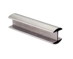 Doppelnutrohr - 43x48,3 mm Edelstahl V4A - 6 x 1,0 m
