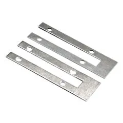 Endkappen Serie 107 - 1 Paar silber eloxiert Glas 10 - 10,76 mm