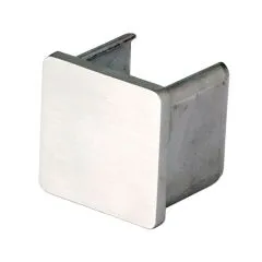 Nutrohr 30x30 mm Endkappe Edelstahl