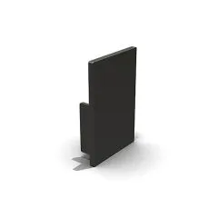 Endkappe - 30x20x30 - ABS Schwarz - 10 Stck