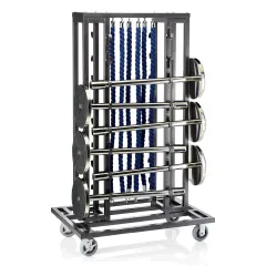 Transportwagen fr 16 Pfosten 60mm und 20 Taue