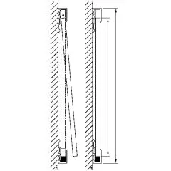 Spiegelschiene Aluminium 35x14mm - Zuschnitt
