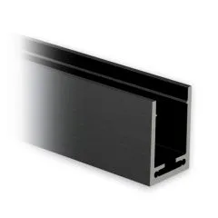 Alu U-Profil 40x30x40mm Aluminium Anthrazit schwarz - Zuschnitt