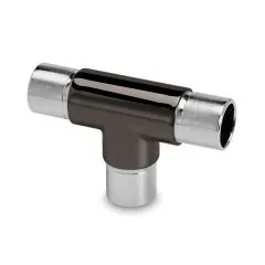 T Rohrverbinder fr Rohr 38,1mm Anthrazit Design