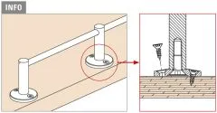 Anthrazit Design MiniRail Endsttze 11551 fr Stab 10mm