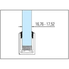 Alu U-Profil 40x30x40mm silber matt eloxiert - ganze Lnge 200 cm