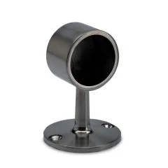Anthrazit Design End-Rohrhalter fr Rohr 38,1 mm