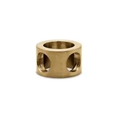 Messing matt Design MiniRail Adapter 90 Grad fr Stab 10mm