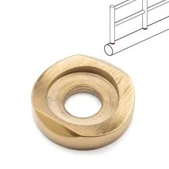 Messing Design Mini Rail Adapter 10 mm auf 25.4 mm