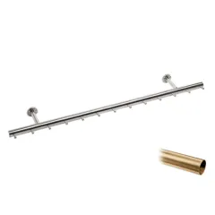 Wurstgehnge 20-7100-100 - Rohr  38.1 mm - Messing matt Design - 1000 mm