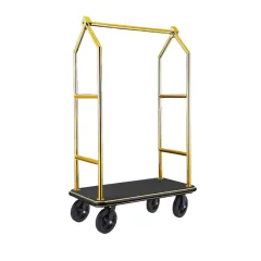 VOYAGER - Gepckwagen - Luggage Trolley - Titanium-Gold/Schwarz