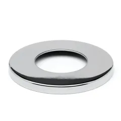 Chrom Design Rohr 25,4 mm Abdeckkappe Flansch