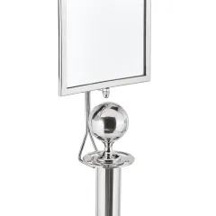 Schilderhalter fr Abgrenzungspfosten Chrom Design - PRO-K