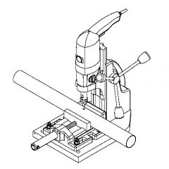 Anthrazit Design Rohradapter fr Rohr 25,4 mm -> 25,4 mm