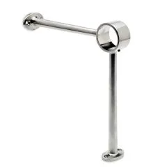Edelstahl Design Fulaufhalter Rohr 38,1 mm 20-0104