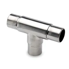 Edelstahl Design Rohr 38,1 mm Rohrverbinder T
